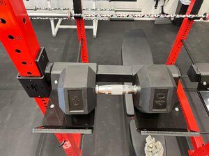 Rack Mounted Dumbbell Spotter Arms (Pair)
