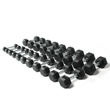 CF V2 Rubber Coated Hex Dumbbells