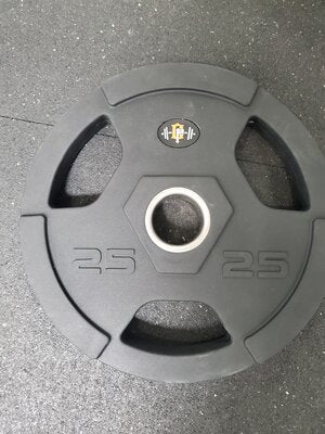 Rubber Coated Tri-Grip Plate Sets