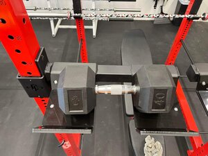 Rack Mounted Dumbbell Spotter Arms (Pair)