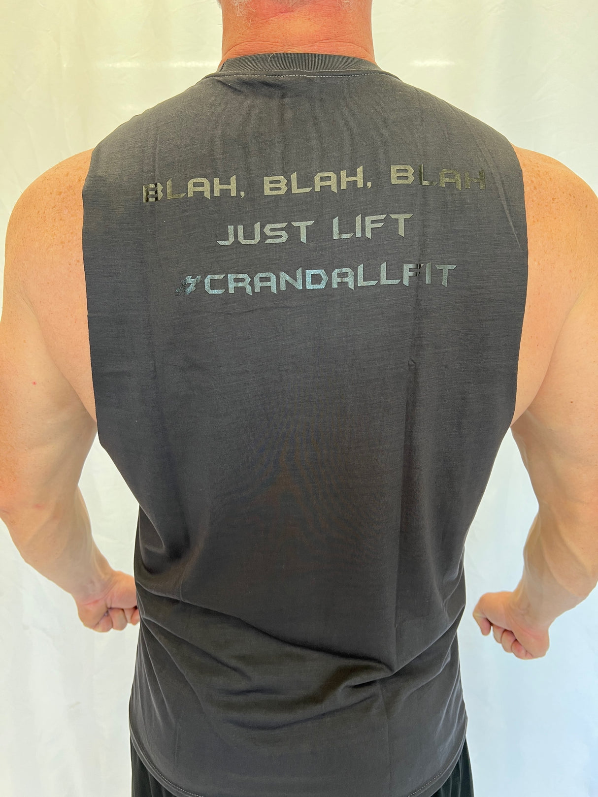 CF Grey Sleeveless "Just Lift" Tee