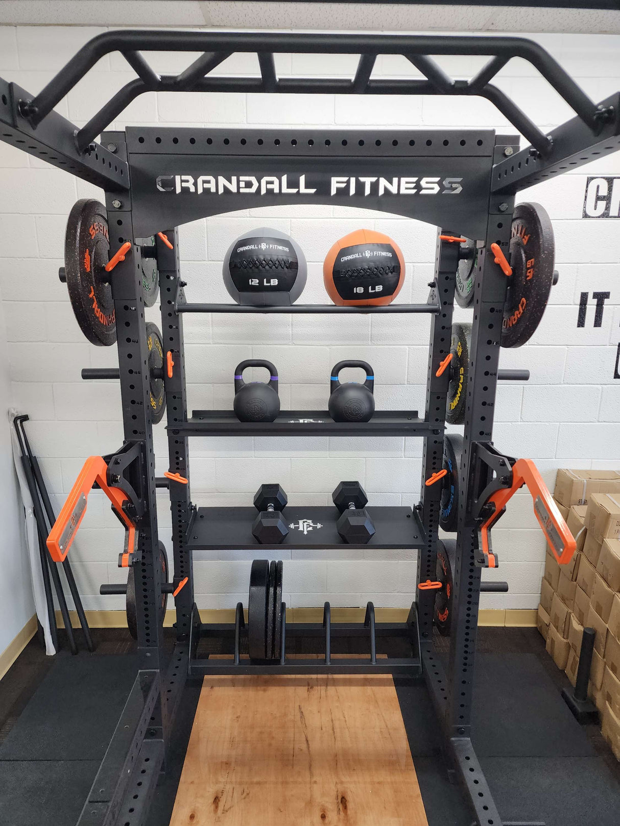 Kettlebell Storage Shelf