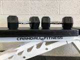 CF V2 Rubber Coated Hex Dumbbells