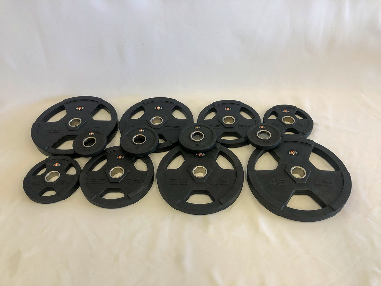 Rubber Coated Tri-Grip Plate Sets