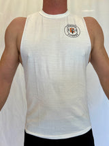 CF White Sleeveless "One More Rep" Tee