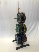 Plate Tree with Barbell Storage