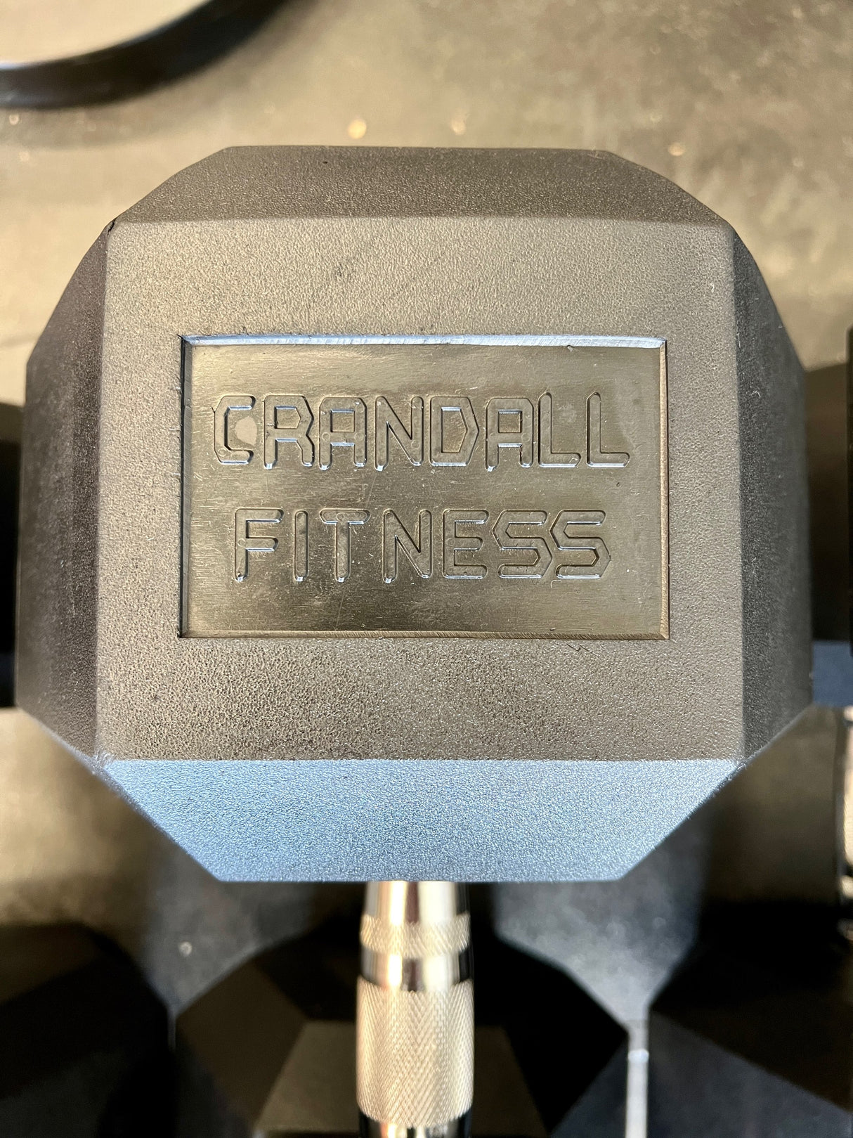 CF V2 Rubber Coated Hex Dumbbells 105-125 lbs