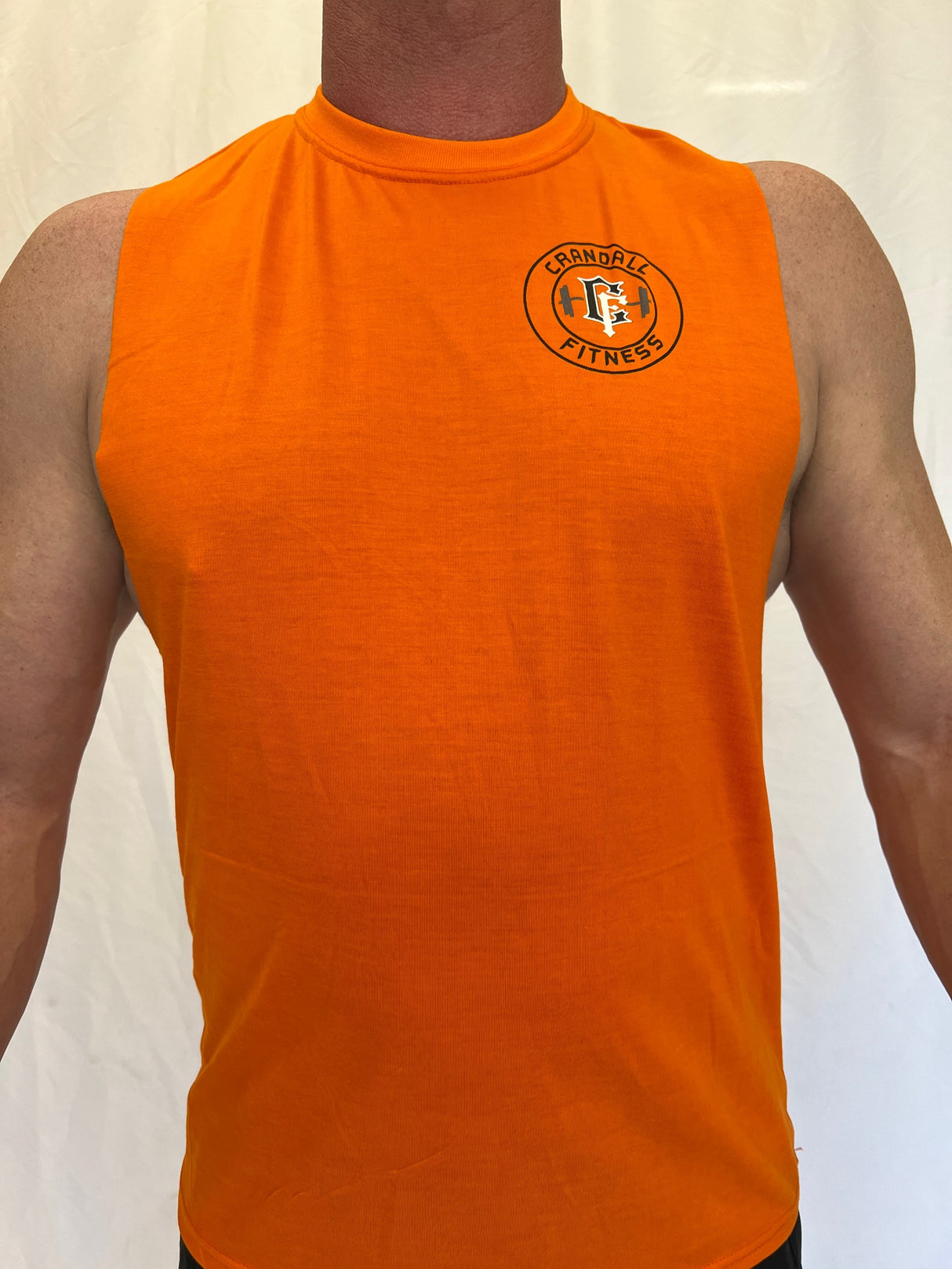 CF Orange Sleeveless "Iron Don't Lie" Tee