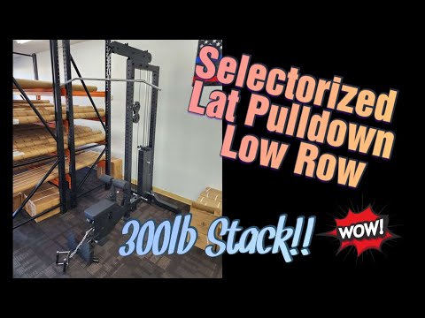 CF Lat Pulldown / Low Row Selectorized Machine